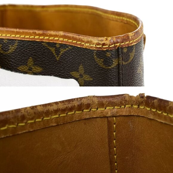 AUTHENTICITY GUARANTEED LOUIS VUITTON BUCKET GM Shoulder Tote Bag Monogram - Picture 7 of 15